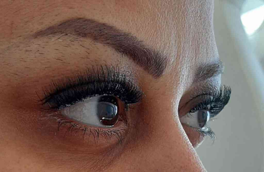 کاشت مژه 6 کاشت مژه بعد